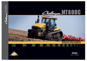 Ciągniki na gąsienicach gumowych Challenger MT865 C