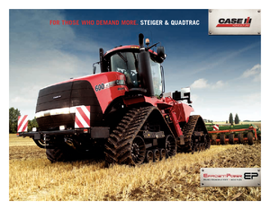 Ciągniki na gąsienicach gumowych Case IH Quadtrac 550