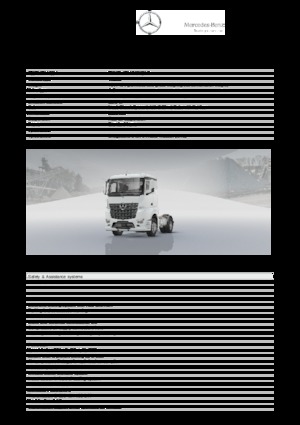 Ciągniki siodłowe Mercedes-Benz Arocs 1858 LS 4x2