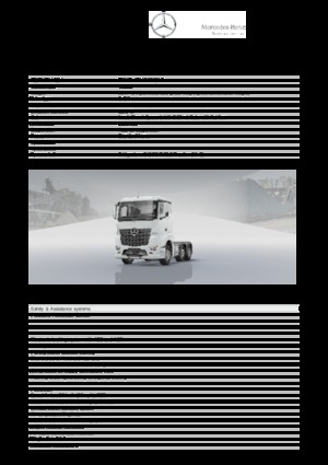 Ciągniki siodłowe Mercedes-Benz Arocs 2542 LS 6x2