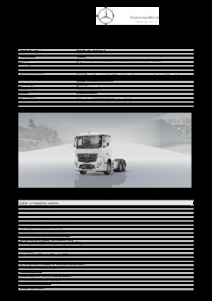 Ciągniki siodłowe Mercedes-Benz Arocs 2658 LS 6x4