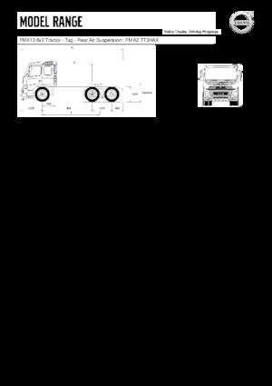Ciągniki siodłowe Volvo Trucks FMX13.420 6x2 Tractor - Tag
