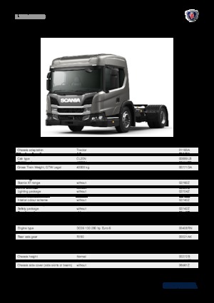 Ciągniki siodłowe Scania L 280 A4x2NB