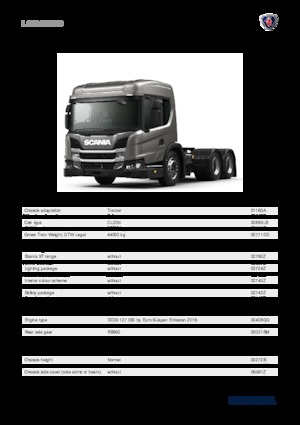 Ciągniki siodłowe Scania L 360 A6x4NB