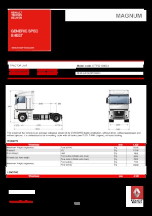 Ciągniki siodłowe Renault MAGNUM 440.19 4X2 T