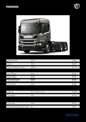 Ciągniki siodłowe Scania P 370 A6x2NA
