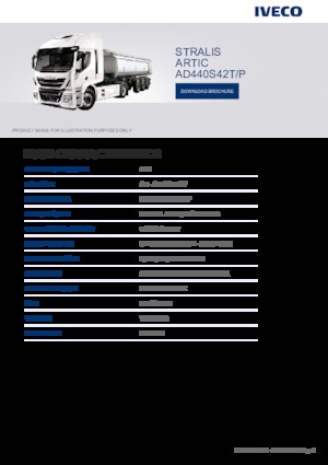 Ciągniki siodłowe Iveco STRALIS ARTIC AD440S42T/P