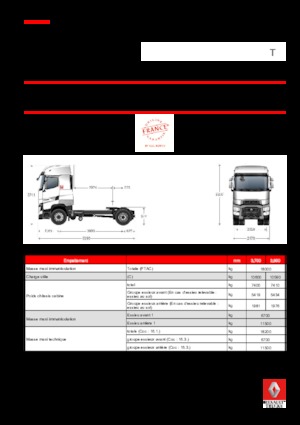 Ciągniki siodłowe Renault T 520.18 HIGHCAB 4X2 T X-LOW E6 (LHD)
