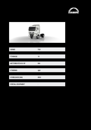 Ciągniki siodłowe MAN TGX 18.580