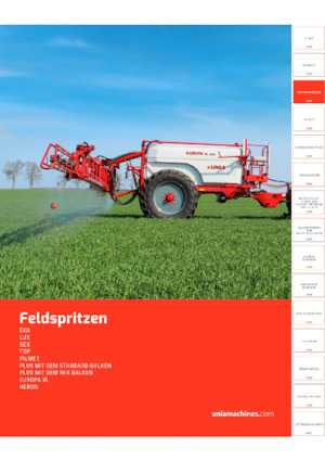 Opryskiwacze zaczepiane Unia Europa XL 3027