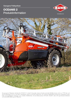 Opryskiwacze zaczepiane Kuhn Oceanis 2-5600