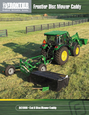 Kosiarki dyskowe zaczepiane z kondycjonerem John Deere DC1000