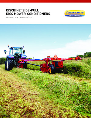 Kosiarki dyskowe zaczepiane z kondycjonerem New Holland Discbine 210