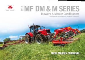 Kosiarki dyskowe zaczepiane z kondycjonerem Massey Ferguson DM306 TR-RC