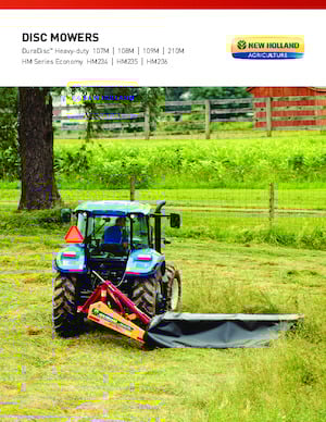 Kosiarki dyskowe zaczepiane z kondycjonerem New Holland DuraDisc 108M