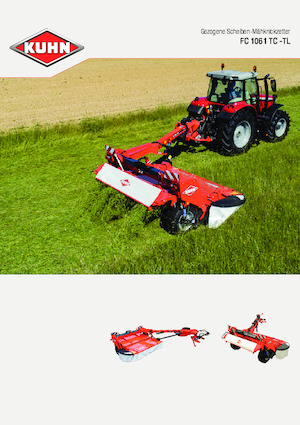 Kosiarki dyskowe zaczepiane z kondycjonerem Kuhn FC 2861 TLD