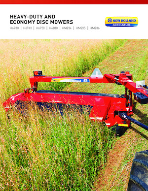 Kosiarki dyskowe zaczepiane z kondycjonerem New Holland HM234 Economy