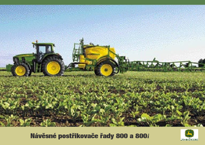 Opryskiwacze zaczepiane John Deere 840 i