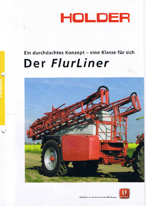 Opryskiwacze zaczepiane Holder FlurLiner 6,0