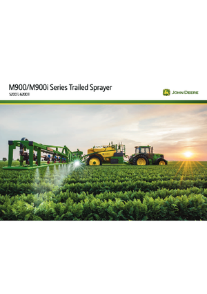 Opryskiwacze zaczepiane John Deere M952