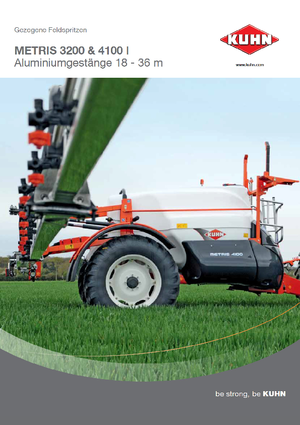 Opryskiwacze zaczepiane Kuhn Metris 4100 RHA3