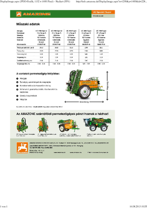 Opryskiwacze zaczepiane Amazone UG 3000 Special (18)