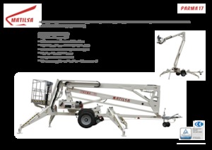 Platformy robocze na wysięgniku przegubowym mocowane na ciężarówce Matilsa Parma 17
