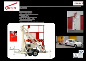 Platformy robocze na wysięgniku przegubowym mocowane na ciężarówce Matilsa Parma 7