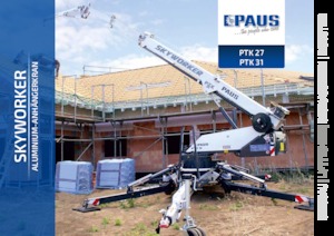 Platformy robocze na wysięgniku przegubowym mocowane na ciężarówce Paus PTK 31