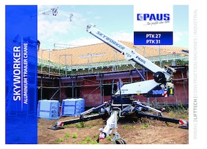 Platformy robocze na wysięgniku przegubowym mocowane na ciężarówce Paus PTK 31