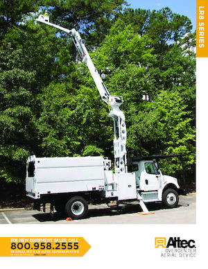 Platformy robocze na wysięgniku przegubowym mocowane na ciężarówce Altec LR852 RM