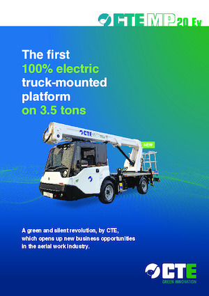 Platformy robocze na wysięgniku teleskopowym mocowane na ciężarówce CTE MP 20 Ev