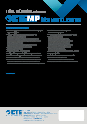 Platformy robocze na wysięgniku teleskopowym mocowane na ciężarówce CTE MP 32.19