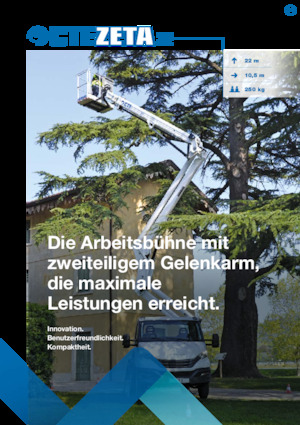 Platformy robocze na wysięgniku teleskopowym mocowane na ciężarówce CTE ZETA 22
