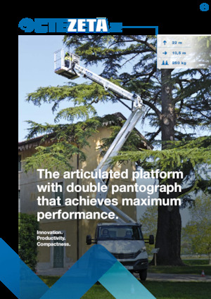 Platformy robocze na wysięgniku teleskopowym mocowane na ciężarówce CTE ZETA 22