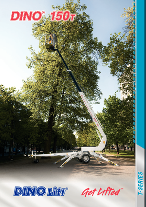 Platformy robocze na wysięgniku teleskopowym mocowane na przyczepie Dino Lift Dino 150T