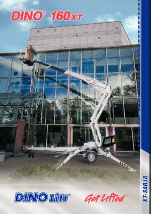 Platformy robocze na wysięgniku przegubowym mocowane na przyczepie Dino Lift Dino 160 XT