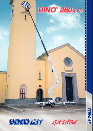 Platformy robocze na wysięgniku przegubowym mocowane na przyczepie Dino Lift Dino 260XTD