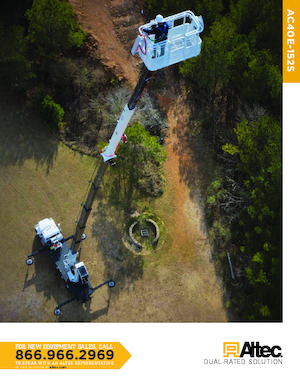 Żurawie samochodowe Altec AC40E-152S