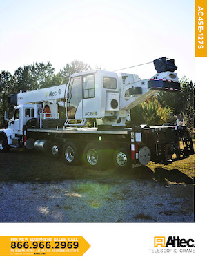 Żurawie samochodowe Altec AC45E-127S