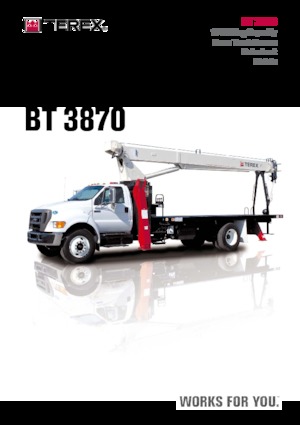 Żurawie samochodowe TEREX CRANES BT 3870