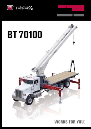 Żurawie samochodowe TEREX CRANES BT 70100
