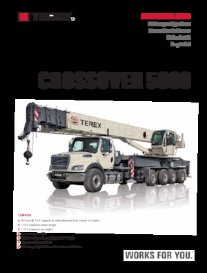 Żurawie samochodowe TEREX CRANES Crossover 5000
