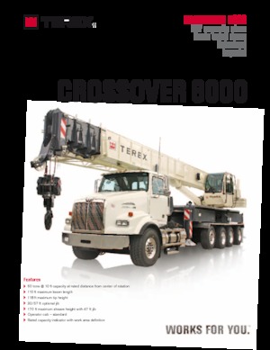 Żurawie samochodowe TEREX CRANES Crossover 6000