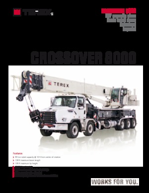 Żurawie samochodowe TEREX CRANES Crossover 8000