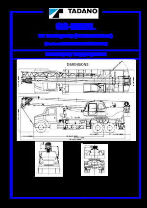 Żurawie samochodowe Tadano GS-300XL