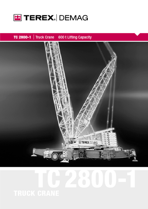 Żurawie samochodowe Terex-Demag TC 2800-1