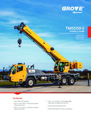 Żurawie samochodowe Grove TMS500-2