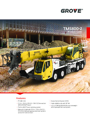 Żurawie samochodowe Grove TMS800-2