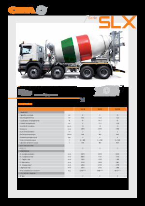 Betonomieszarki CIFA SLX 8